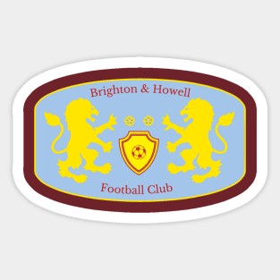 Brighton & Howell Football Club Blue Sticker